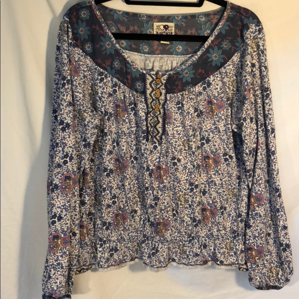 LUCKY BRAND Flower Tunic